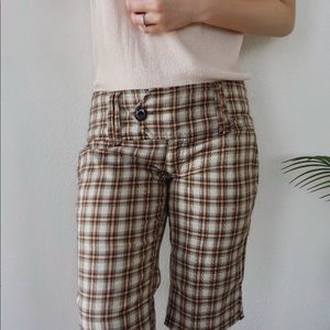 1970’s Vintage Tartan Shorts